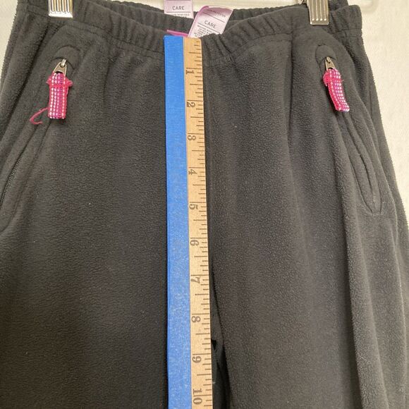 REI Lot Of 2 Girls Black Fleece Sweatpants Warmup Elastic Waist XS 6-7 - Picture 13 of 13